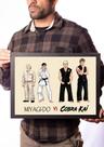 Quadro Miyagi-do Vs Cobra Kai Arte Karatê Kid