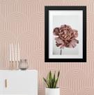 Quadro Moderno Floral Rosê - 60x48cm Quadro Moderno Floral Rosê - 60x48cm
