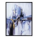 Quadro Moderno Pinceladas Tinta Acrilica Abstrato