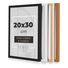 Quadro Moldura A3 30x42 Com Vidro Poster Certificado - Branco