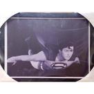 Quadro Moldura Borda Preta Super Man/Clássico/Kirk Alyn (1948-1950)/Preto e Branco