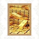 Quadro Moldura Dourada Arquétipo Riqueza - Ouro 45x34cm Quadro Moldura Dourada Arquétipo Riqueza - Ouro 45x34cm