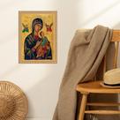 Quadro Moldura Dourada Nossa Senhora Perpetuo Socorro 24x18cm