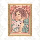 Quadro Moldura Dourada Signo Áries 45x34cm Quadro Moldura Dourada Signo Áries 45x34cm