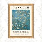 Quadro Moldura Dourada Van Gogh - Cerejeiras 33x24cm