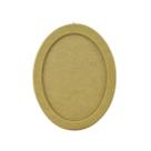 Quadro Moldura Oval Decoração Artesanato M 33,5x25,5 Mdf Madeira