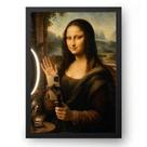 Quadro Mona Lisa Influencer 21x30cm