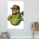 Quadro Mosaico Caça Fantasmas 3 Peças Para Decoração de Ambientes