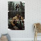 Quadro Mosaico Logan Wolverine 3 Peças Para Decoração de Ambientes