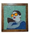 Quadro Mosaico (Mulher Óculos) Quadro Mosaico (Mulher Óculos)