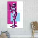 Quadro Mosaico Storm Feme 3 Peças Para Decoração de Ambientes
