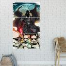 Quadro Mosaico Storm Troopers 3 Peças Para Decoração de Ambientes