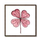 Quadro Motivacional da Sorte 32x32cm com Moldura e Vidro