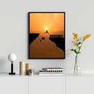 Quadro Motivacional Impossible-Possible 33x24cm - com vidro Quadro Motivacional Impossible-Possible 33x24cm - com vidro