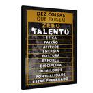 Quadro Motivacional Zero Talento