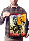 Quadro Mr. Miyagi Pop Arte Com Frase Karate Kid