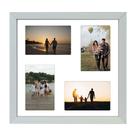 Quadro Multifotos 4 Fotos de 10x15 Paspatur Branco 30x30