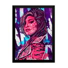 Quadro Musica Amy Winehouse Arte Poster Moldurado