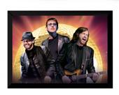 Quadro Musica Bee Gees Cover Foto Moldura 42x29cm