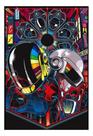 Quadro Musica Daft Punk Desenho 42x29cm
