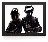 Quadro Musica Daft Punk Foto Poster Com Moldura