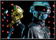 Quadro Musical Daft Punk Arte 42x29cm