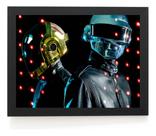 Quadro Musical Daft Punk Arte Poster Com Moldura