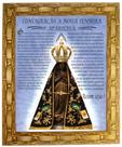 Quadro N. Sra. Aparecida, Consagração, 01, 30X25cm. Angelus