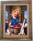 Quadro N. Sra. Da Pompeia, mod. 01, tam. 53x43cm. Angelus