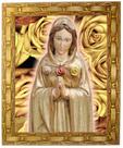 Quadro N. Sra. Da Rosa Mística, mod.02, Tam.30x25cm. Angelus
