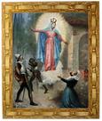 Quadro N. Sra. Das Flores, Mod. 02, Tam. 30x25cm. Angelus