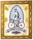 Quadro N Sra De Guisallo , Ciclistas, 01, 30x25cm. Angelus