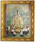 Quadro N. Sra. do Monte Serrat, Mod.04, 30x25cm. Angelus