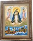 Quadro N. Sra. Dos Navegantes, Mod. 01, Tam.53x43cm. Angelus