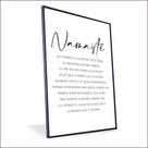Quadro Namaste Vinil Sem Vidro