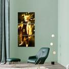 Quadro Naruto Uzumaki Mosaico Vertical decorativo