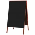Quadro Negro Cavalete Madeira 50x70cm Mogno - Souza Quadro Negro Cavalete Madeira 50x70cm Mogno - Souza