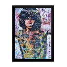 Quadro Neo Pop Art Twaalfhoven Jim Morrison Rei Lagarto 42cm