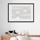 Quadro Neutro Ultra Minimalista Horizontal - 60x48cm Quadro Neutro Ultra Minimalista Horizontal - 60x48cm