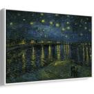 Quadro Noite Estrelada Sobre o Ródano Vincent van Gogh (1888)