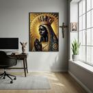 Quadro Nossa Senhora Aparecida Dourada - 70x50cm