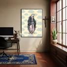 Quadro Nossa Senhora Com Nuvens - 70x50cm