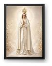 Quadro Nossa Senhora De Fátima Moderna Elegante 21x30cm