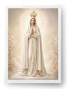 Quadro Nossa Senhora De Fátima Moderna Elegante Sala 50x70cm