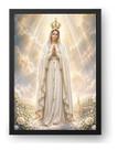 Quadro Nossa Senhora De Fátima Para Sala Arte Sacra 30x42cm Quadro Nossa Senhora De Fátima Para Sala Arte Sacra 30x42cm