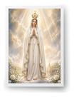 Quadro Nossa Senhora De Fátima Para Sala Arte Sacra 40x60cm Quadro Nossa Senhora De Fátima Para Sala Arte Sacra 40x60cm