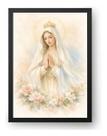 Quadro Nossa Senhora De Fátima Vintage Europeu Arte 40x60cm