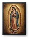 Quadro Nossa Senhora De Guadalupe Fundo Ouro Dourado 15x21cm