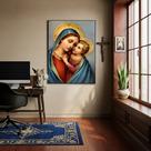 Quadro Nossa Senhora Do Bom Conselho - 70x50cm Quadro Nossa Senhora Do Bom Conselho - 70x50cm