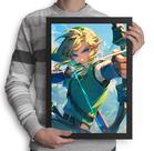 Quadro Nostalgia Games - Zelda (Tamanho A3)